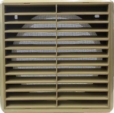 Vortice 46055 Fixed Grille With Flyscreen For 150mm / 6 Inch Duct (Beige / Sand) • 7.30£