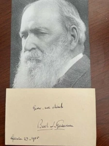 BASILIKUM LANNEAU GILDERSLEEVE SIGNIERT ZITAT KLASSIKGELEHRTER GRIECHISCH LATEINISCH, PHILOLOGIE - Bild 1 von 1