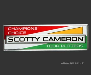 🔥 SCOTTY CAMERON PUTTERS CHAMPIONS' CHOICE RACER STICKER DECAL MASTERS 2020 🔥 - Picture 1 of 3