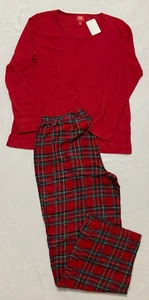 Nuevo con tracción a la familia Pjs conjunto de pijamas rojo M - Imagen 1 de 5