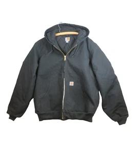 Carhartt Large Tall Coat J140-Black Insulated Hooded NWOT - Picture 1 of 10