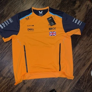 McLaren Formel 1 Castore Tee Medium Xl Black Phantom Short T-Shirt Neu F1 - Bild 1 von 4