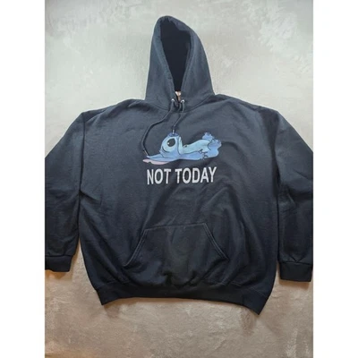 Sudadera con Capucha Disney Stitch 3XL Negra No Hoy Polar *Leer Foto 1 de 4
