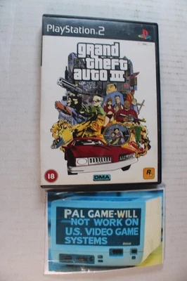 Grand Theft Auto III (Sony Playstation 2, PS2) PAL, Not for U.S. Console - Image 1 of 4