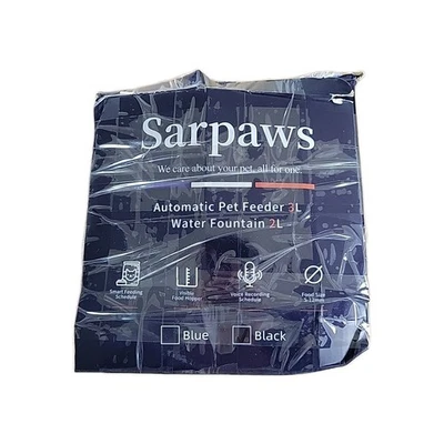 Sarpaws Alimentador Automático para Mascotas y Fuente de Agua CAJA ABIERTA Foto 1 de 4