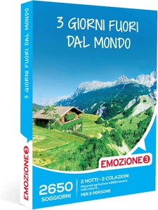 Cofanetto Regalo 3 Giorni Fuori Dal Mondo - Idea Regalo per La Coppia - Due Nott - Foto 1 di 12