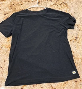 Vuori Strato Tech T-Shirt Mens Charcoal Performance Soft Stretch Tee - Picture 1 of 7
