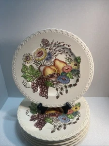 6-Vernon Kilns Fruitdale Teller 10 1/2 Zoll Teller California Pottery USA 3021 - Bild 1 von 10