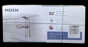 Moen Liso 84540SRN Bathroom Sink Faucet - Brushed Nickel NEW - Picture 1 of 2