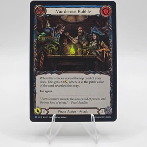 Murderous Rabble - High Seas SEA137 Rare - NM Foil Flesh and Blood Single - Picture 1 of 3