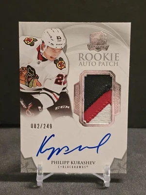 2020-21 Upper Deck The Cup Philipp Kurashev Rookie Auto Patch #109 RC - Image 1 of 4