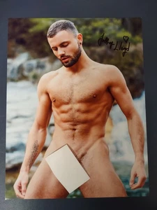 Foto firmada 8x10 por Jeffrey Lloyd (modelo de película para adultos) - Imagen 1 de 2