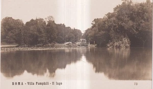 Rom Villa Pamphili Il Lago - nicht gereist klein schwarz-weiß - Bild 1 von 2