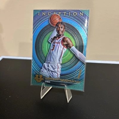 2022-23 Bowman Inception University Vincent Iwuchukwu #14 Aqua Foil V2 /199 (RC) - Image 1 of 2