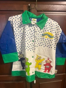 Vintage Kids Size Medium Teletubbies Raincoat 4T RARE Collectors - Picture 1 of 5