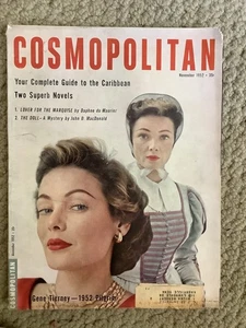 COSMOPOLITAN Magazine November 1952.  Gene Tierney - Picture 1 of 5