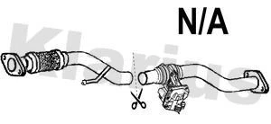 Tubo de escape delantero Klarius para Nissan Qashqai Foto 1 de 2