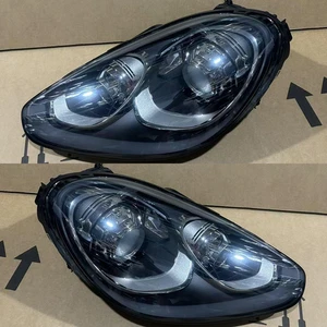 For Porsche Cayenne 958 (silvery) Left & Right 2pcs Xenon Headlights AFS - Picture 1 of 12