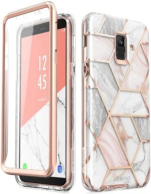 For Galaxy A6 Case i-Blason Cosmo Full Bumper Cover Built-in Screen Protector - Image 1 of 4