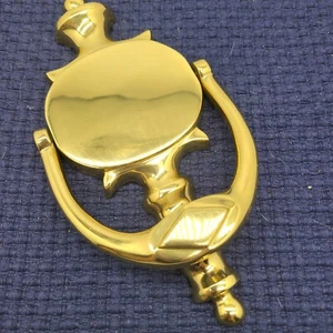 Brass Doorknocker, 8" x 4" - Picture 1 of 2