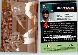 Xander Bogaerts 2022 Stadium Club Sepia #73 Red Sox Padres - Picture 1 of 1