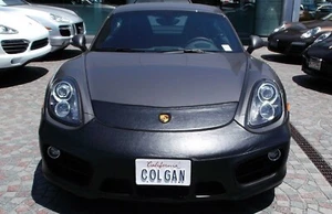 Colgan Front End Mask Bra 2pc.Fits Porsche Cayman 2014-2016 Without License Pl. - Picture 1 of 1