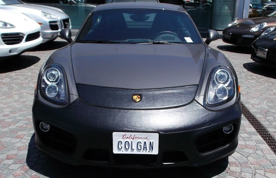 Colgan Front End Mask Bra 2pc.Fits Porsche Cayman 2014-2016 Without License Pl. - Image 1 of 1