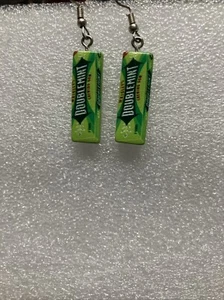 Neuheit Ohrringe Doublemint Gummi Handarbeit - Bild 1 von 7