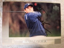 SHIGEKI MARUYAMA autographed golf card Upper deck #14 hand signed guaranteed 