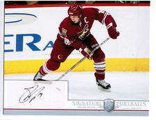 2006-07 Upper Deck Be A Player Portraits Signature Shane Doan #SPSD Auto (ref21)