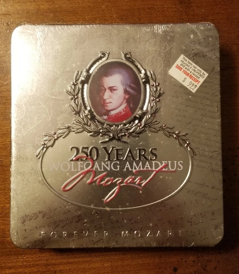 Forever Mozart: 250 Years of Wolfgang Amadeus Mozart [Collector's Tin] [Box Set] (CD, Nov-2006, 5 Discs, Madacy)