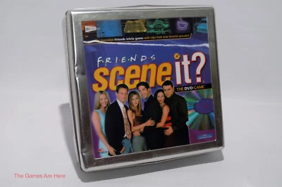 Friends Scene it? DVD Board Game 2005 in Metal Tin w Some New Parts COMPLETE - Image 1 of 4
