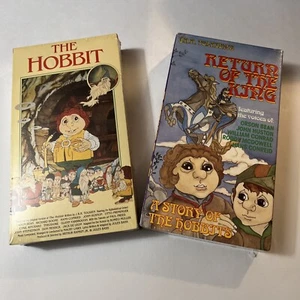 The Hobbit and Return of the King 2-VHS Lot Lord of the Rings Both Sealed! - Picture 1 of 6