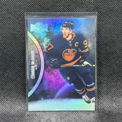 Connor McDavid #1 Spectrum 2021-22 NHL Metal Universe Upper Deck Skybox Oilers - Image 1 of 2