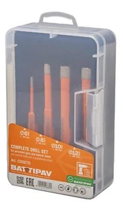 Diamond drill bit set stoneware marble granite for drill Battipav cdsetd - Picture 1 of 5