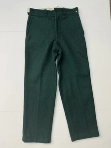 Vintage Johnson Woolen Mills Wool Children's Pants Size 10 Green - Picture 1 of 9