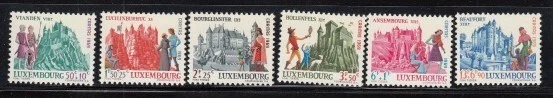 Juego Castillos LUXEMBURGO MNH Foto 1 de 1