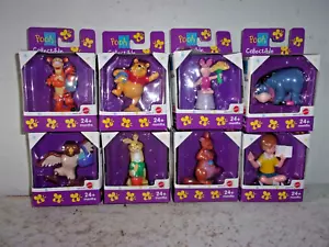 Complete Set of 8 Disney Winnie The Pooh PVC Figures Collectible Mattel 66611-97 - Picture 1 of 17