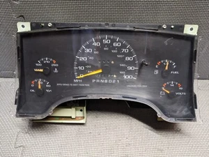 1995-1997 Chevy S-10 GMC Sonoma Instrument Cluster Gauges BASE AUTO TRANS 24K - Picture 1 of 10