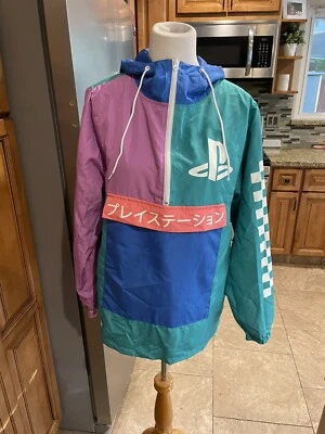 Sony PlayStation Anorak Windbreaker Jacket Size Small - Изображение 1 из 4