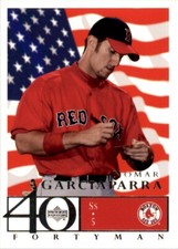 2003 Upper Deck 40-Man Red White & Blue #204 Nomar Garciaparra Boston Red Sox