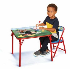 children's foldable table and chair set