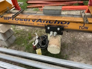 ProservAction 1 Ton Overhead Bridge Crane W/ JLCET2016 Coffing Hoist, PowerGlide - Picture 1 of 13