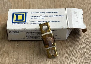 SQUARE D A8.38 OVERLOAD RELAY THERMAL UNIT NEW IN BOX - Picture 1 of 7