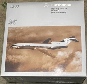 NEW In Box Herpa Lufthansa Boeing 727-30 D-ABID Braunschweig Airplane 550789 NIB - Picture 1 of 4