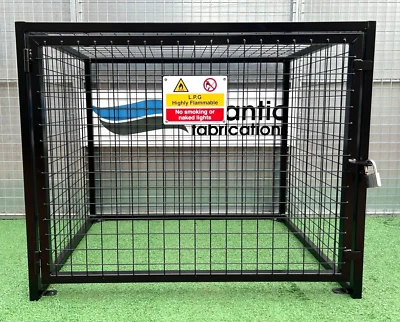 ATLANTIC GAS CYLINDER Security Cage Propane 6 x 19kg BOTTLE 1100w x 900h x 850d