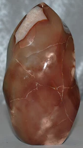 Beautiful Carnelian Flame 6.1"/1320 Grams - Picture 1 of 4