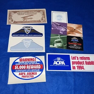 AOPA Lot Of Various Items - Picture 1 of 10