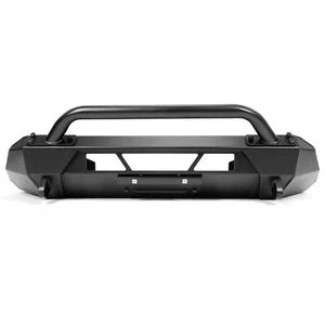 Steel For Toyota Tacoma 2016-2023 Front Bumper Guard Bull Bar Hidden Winch - Picture 1 of 13