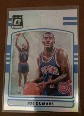 2016-17 Panini Donruss Optic Hall Kings Joe Dumars Prizm Refractor - Image 1 of 2